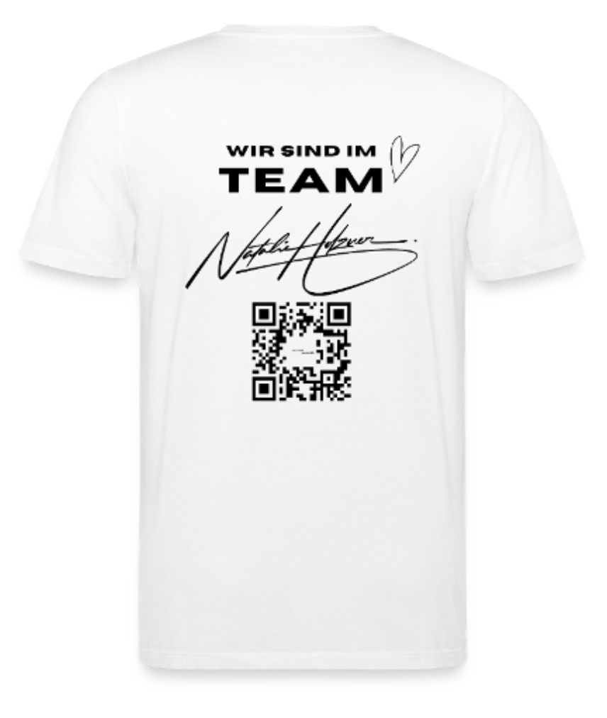 Natalie Holzner Fanclub T-Shirt *weiß* – Bild 2